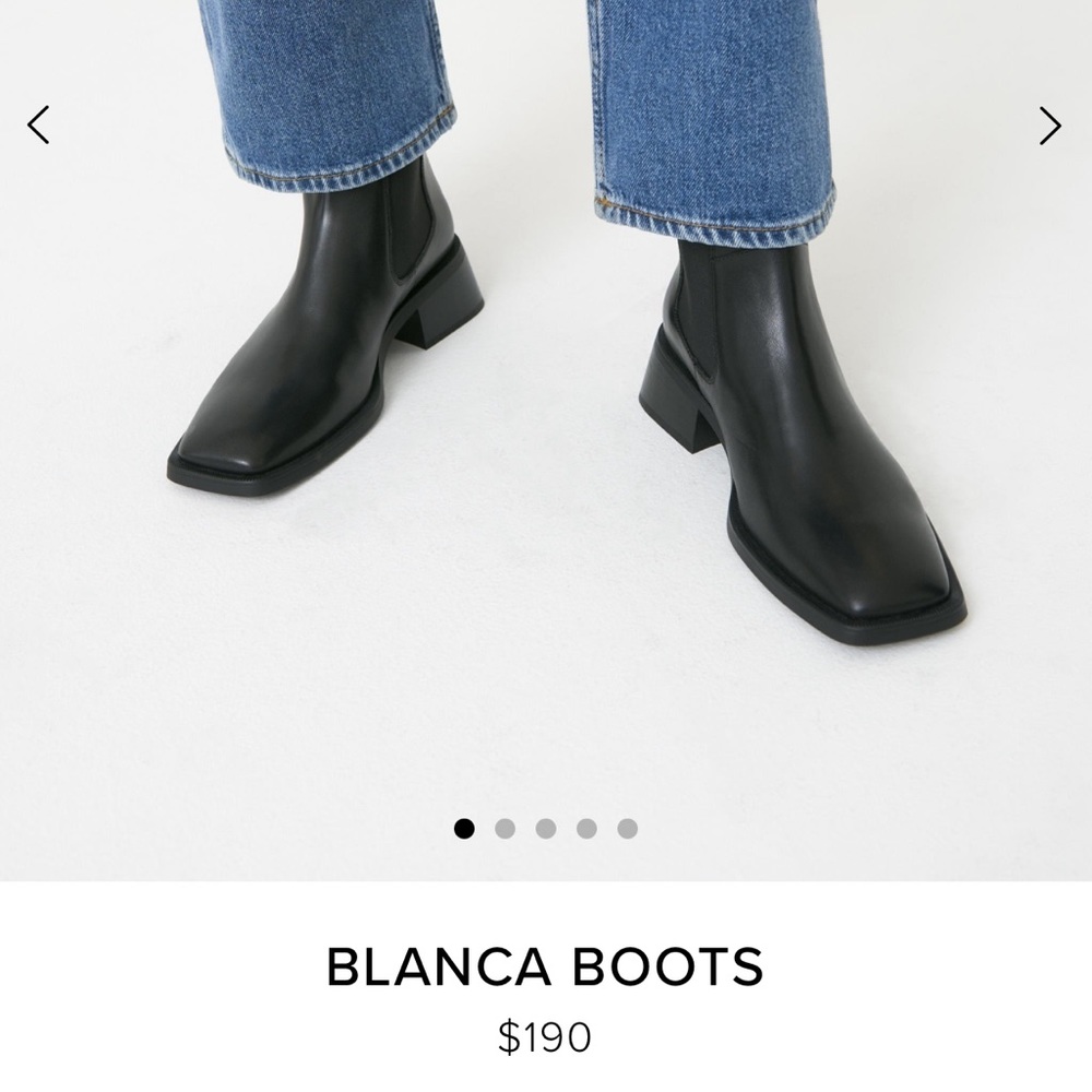Vagabond blanca black boots